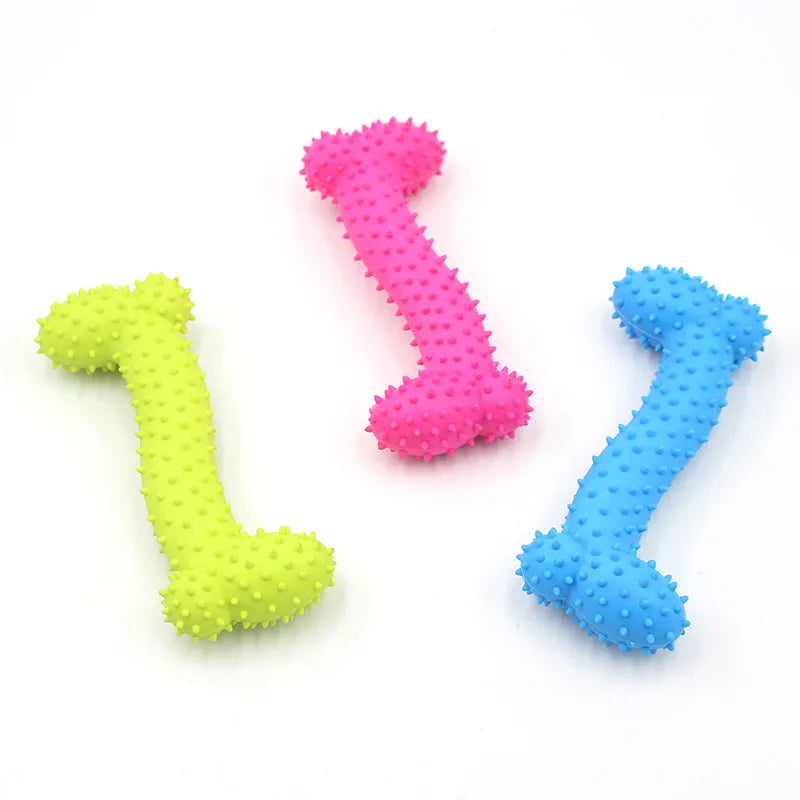 Brinquedos para animais de estimação para cães pequenos Brinquedo de borracha resistente a mordidas para cães Brinquedos para limpeza dos dentes Brinquedos de treinamento para mastigar Suprimentos para animais de estimação Filhotes