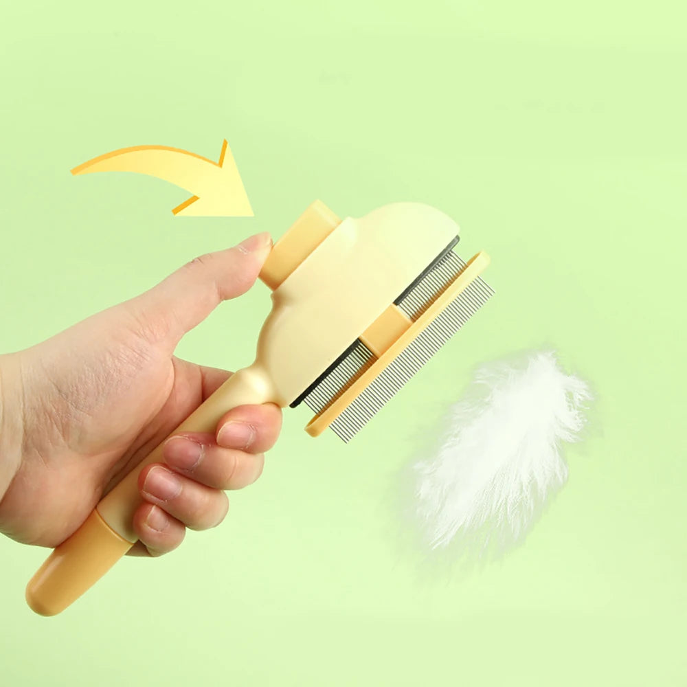 Escova de pelos para cães e gatos, pente para remoção de pelos de animais de estimação, ferramentas para escovar e escovar filhotes de gatos, acessórios para cães, produtos para animais de estimação