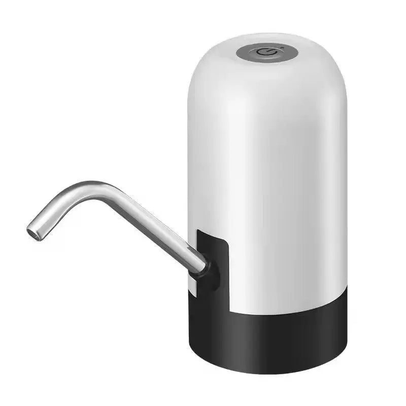 Dispositivo elétrico de bombeamento automático de água com luz LED azul, recarregável, portátil, sem fio, com carregamento USB
