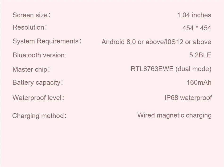 Relógio inteligente feminino moderno com tela AMOLED de 1,04 polegadas, tela sempre exibida, chamada Bluetooth, corpo de metal, tela pequena
