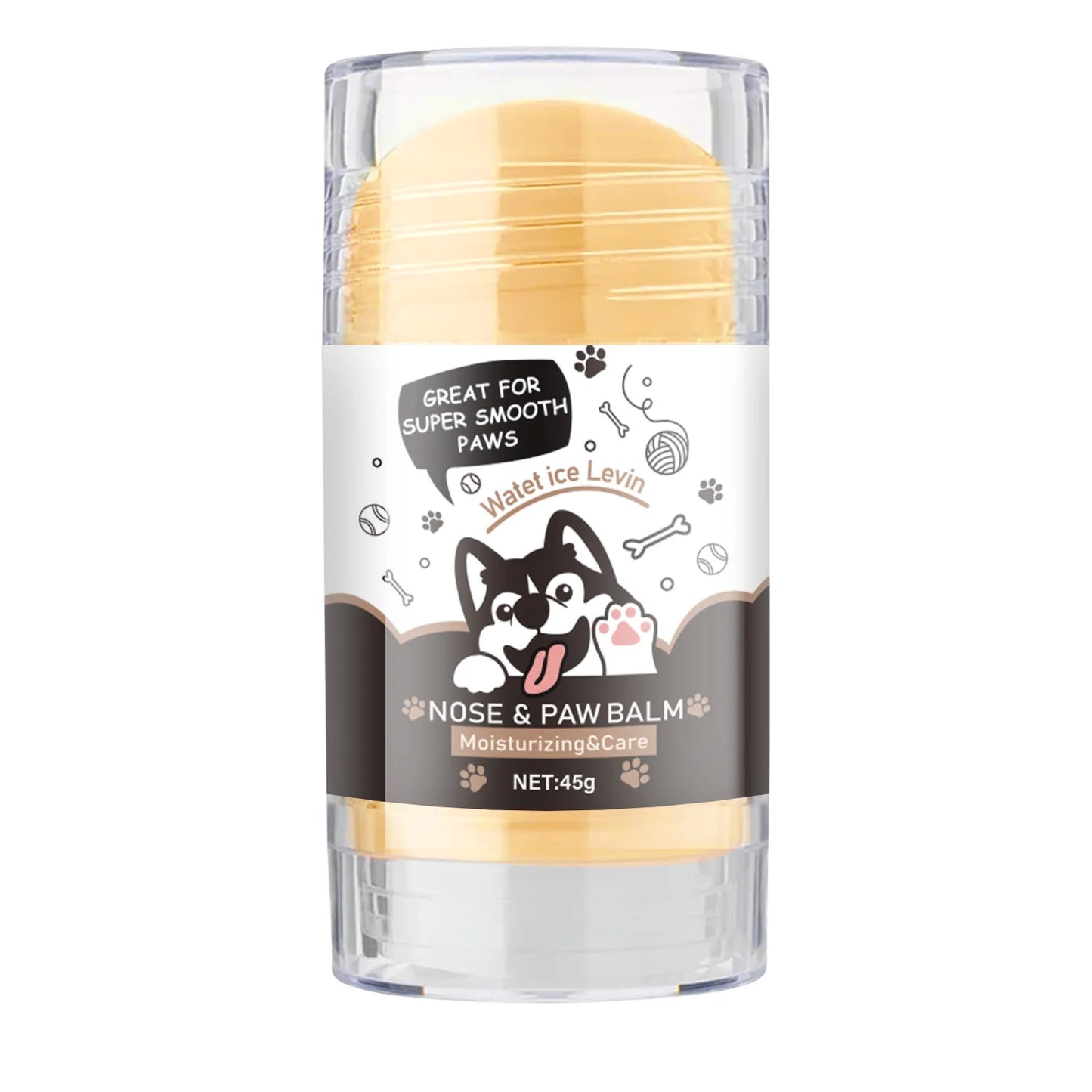 Bálsamo para patas de cachorro - Calmante para focinho que não irrita a pele - Hidratante, calmante e nutritivo - Previne rachaduras e feridas - Creme para patas de cachorro com cera, óleo, manteiga e extrato