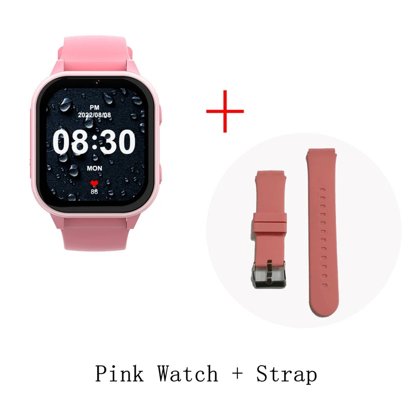 Relógio inteligente infantil Wonlex 4G SOS GPS WiFi Relógio de pulso Whatsapp KT19Pro Android 8.1 com câmera de chamada de vídeo Monitor Smartwatch infantil