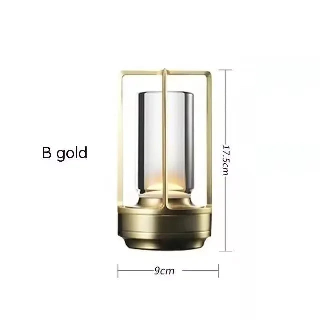Luminária de mesa com carregamento USB, luminária de mesa de alumínio para restaurante e bar, ambiente de escurecimento, interruptor de toque com carregamento USB, decoração