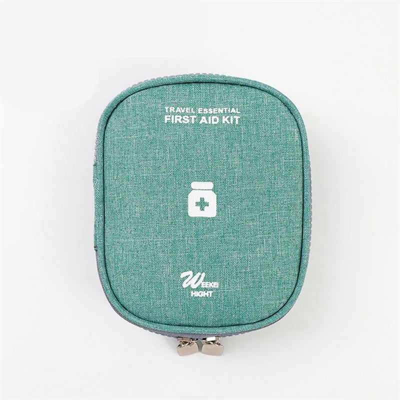 Kit de primeiros socorros para a família, 1 peça, portátil, para viagem, para uso externo, bolsa de armazenamento de medicamentos em camadas, grande capacidade, para uso doméstico