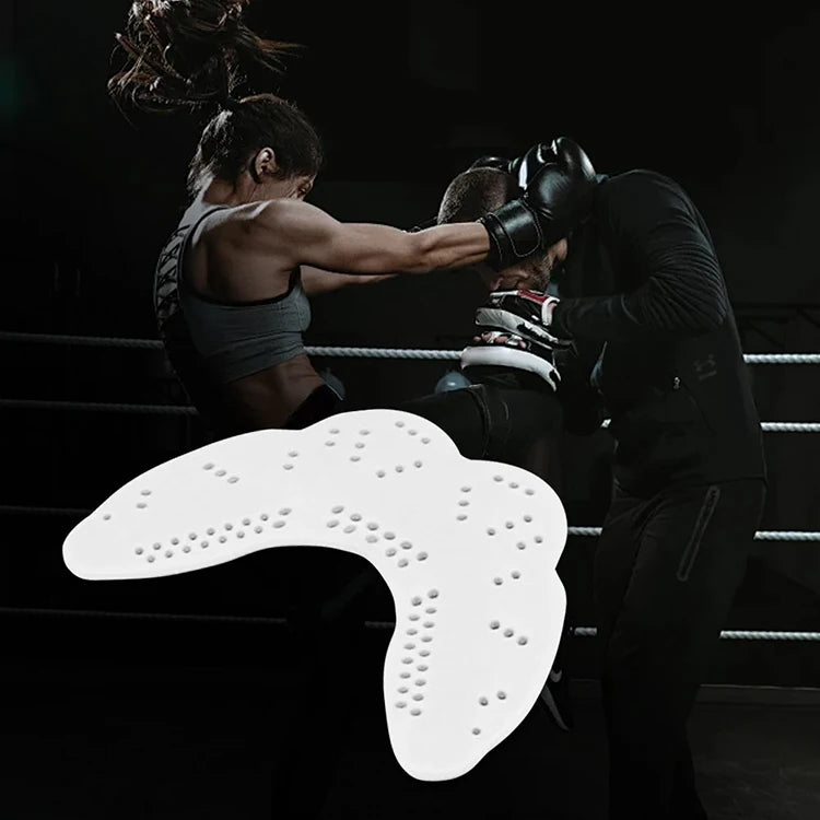 Protetor de dentes para atletas de boxe, 1 peça, boxe, MMA, rúgbi, basquete, futebol, hóquei