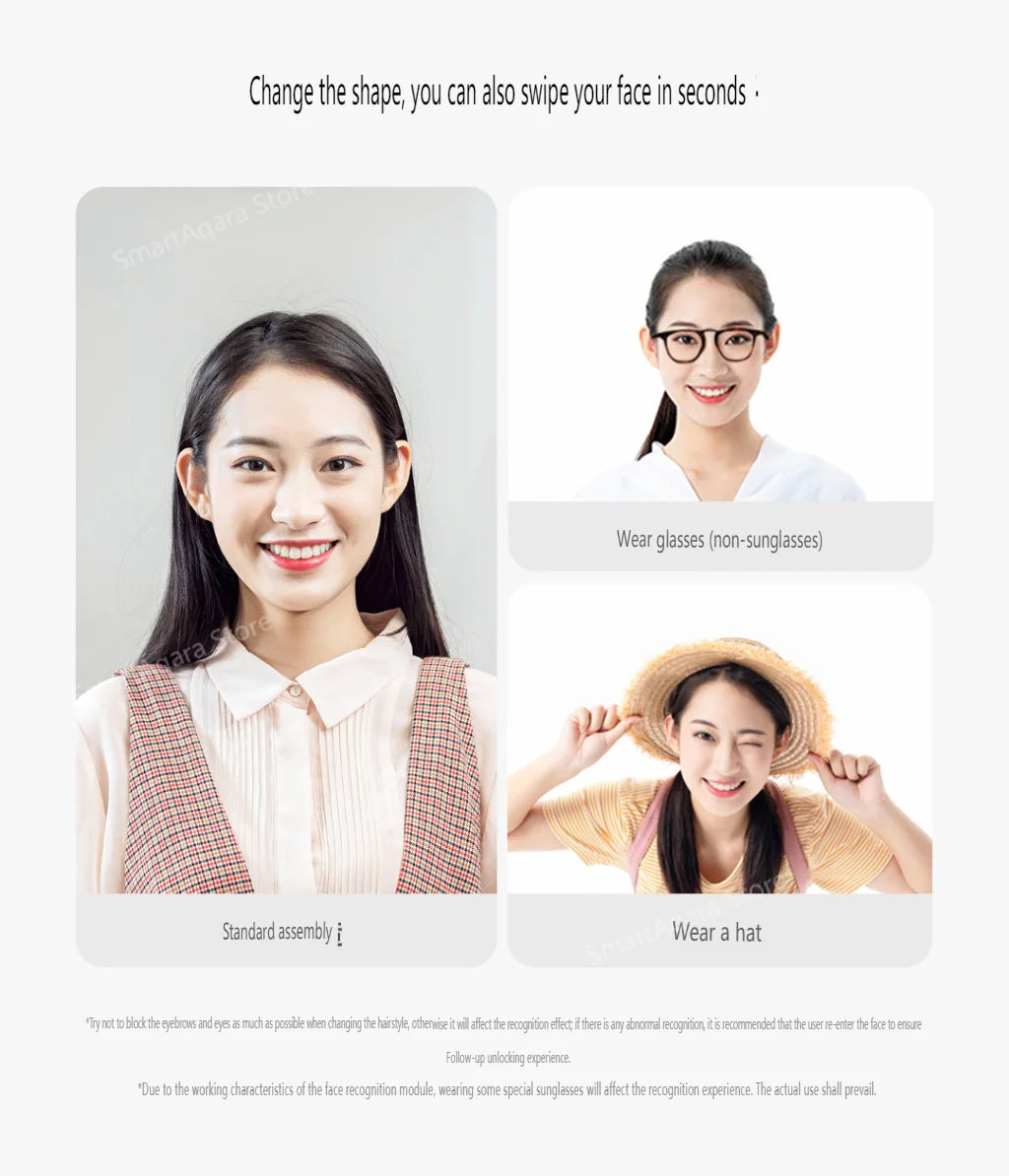 Fechadura inteligente automática Xiaomi G500 2025, reconhecimento facial 3D com impressão digital olho de gato, desbloqueio por senha Bluetooth, aplicativo Mi Home