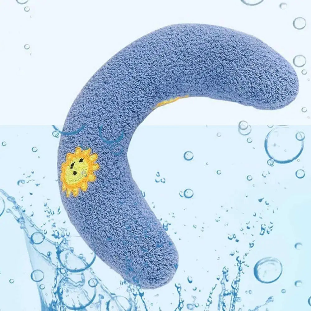 Almofadas para cães Almofada macia para cães Almofada decorativa Meio donut Brinquedo calmante para animais de estimação Almofada para filhotes Padrão bordado Almofada para cama de cachorro