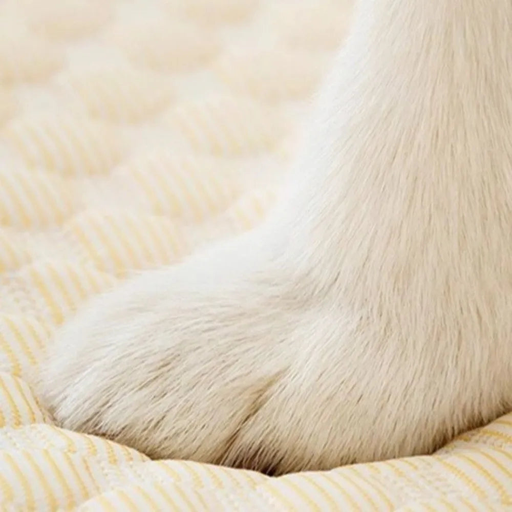 Cama para animais de estimação, tapete respirável, areia fria para animais de estimação, lavável, macio, tapete de dormir para cães, confortável, tapete de canil refrescante para filhotes e gatos