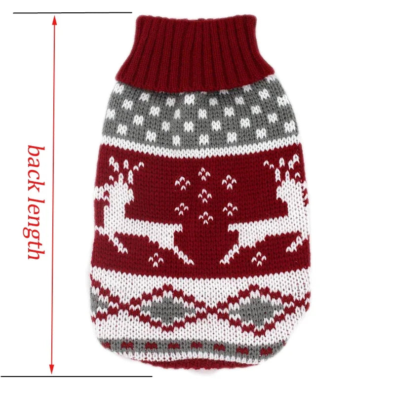 Suéter de Natal para Cachorro e Gato, Pulôver, Roupas de Inverno para Cachorros Pequenos, Chihuahua, Yorkies, Jaqueta para Filhotes, Roupas para Animais de Estimação, ubranka dla psa