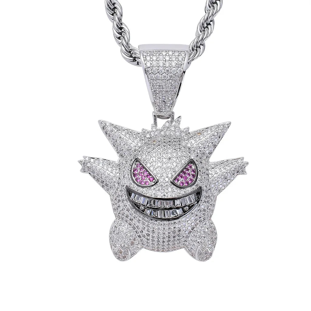 Pingente de alfabeto XO com zircônia incrustada em metal, tendência, personalidade, masculino, feminino, glamour de rua, moda hip hop, colar, joias, presentes