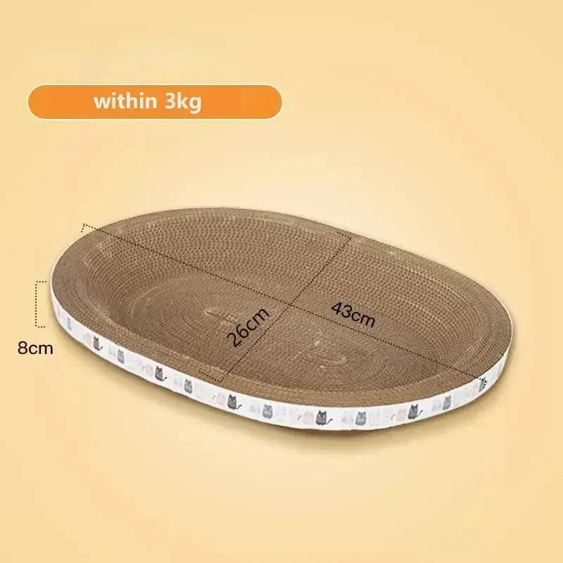 Cama para gatos e arranhador 2 em 1 - Ninho redondo resistente ao desgaste, design ondulado para dormir/triturar as unhas, multifuncional