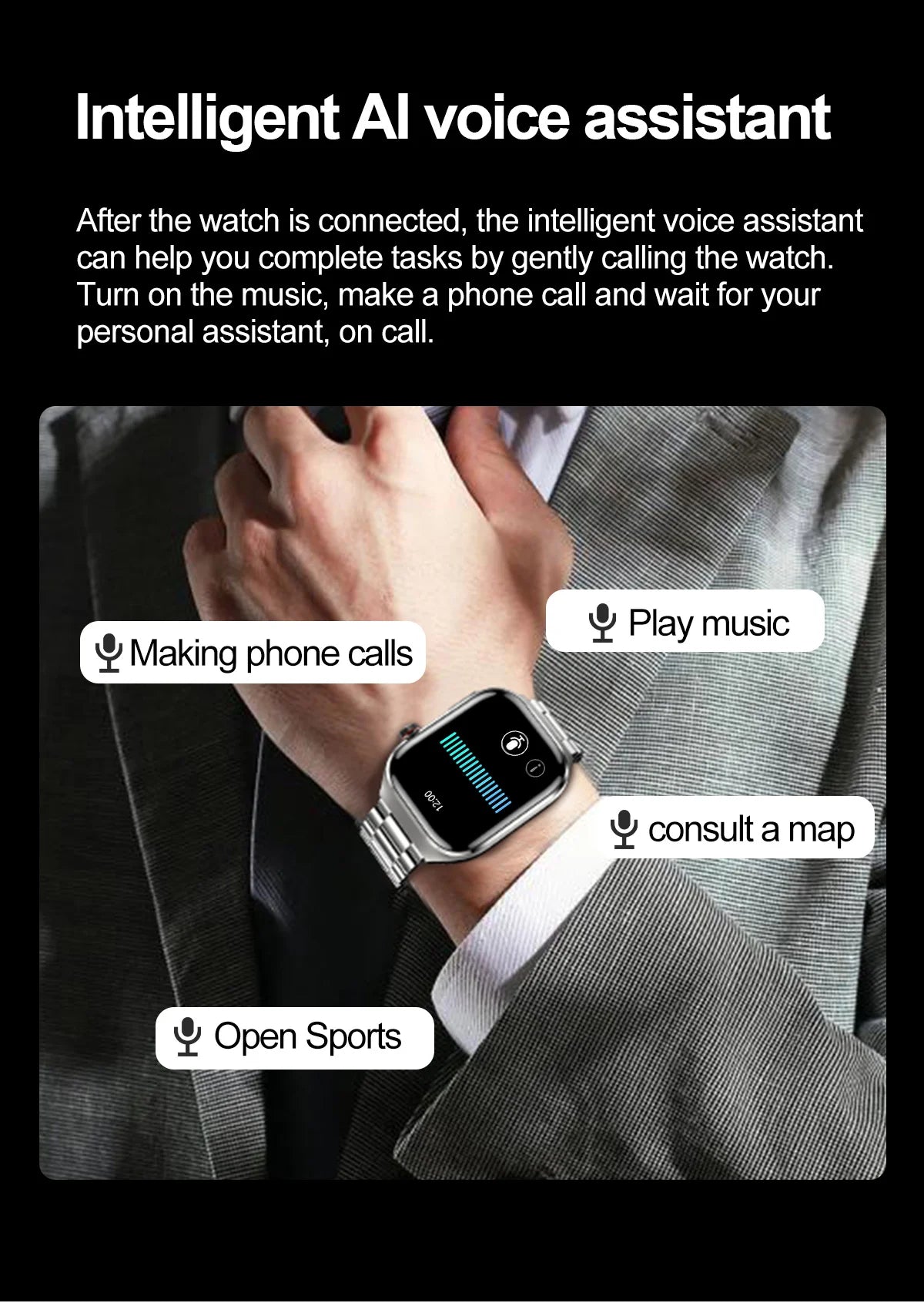 Novo 2025 para Huawei Três altas pressão arterial Smartwatch ECG Ácido Úrico Frequência Cardíaca Relógio Análise Corporal Monitoramento de Saúde Relógios