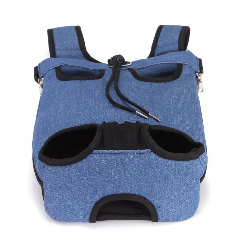 Bolsa de transporte ajustável para gatos, mochila de ombro duplo para animais de estimação, bolsa portátil para viagens ao ar livre, acampamento, caminhada, bolsa para gatos e cachorros