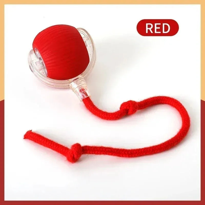 Brinquedos inteligentes interativos para gatos, bola elétrica com rolamento automático para gatos, gatinhos, animais de estimação, treinamento automático, brinquedo recarregável por USB