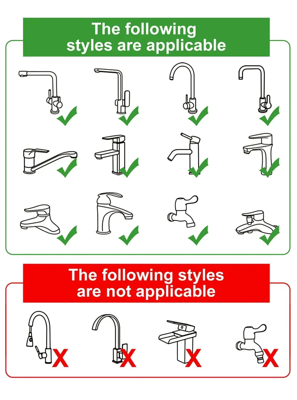 Extensor de torneiras com rotação universal de 1080°, cabeça de pulverizador, braço de robô de cozinha, extensão de torneira, aerador, misturador, borbulhador, bico de torneira de água