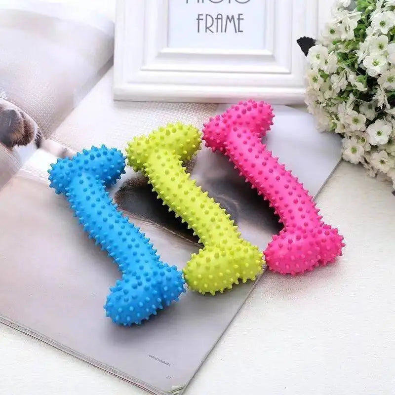 Brinquedos para animais de estimação para cães pequenos Brinquedo de borracha resistente a mordidas para cães Brinquedos para limpeza dos dentes Brinquedos de treinamento para mastigar Suprimentos para animais de estimação Filhotes