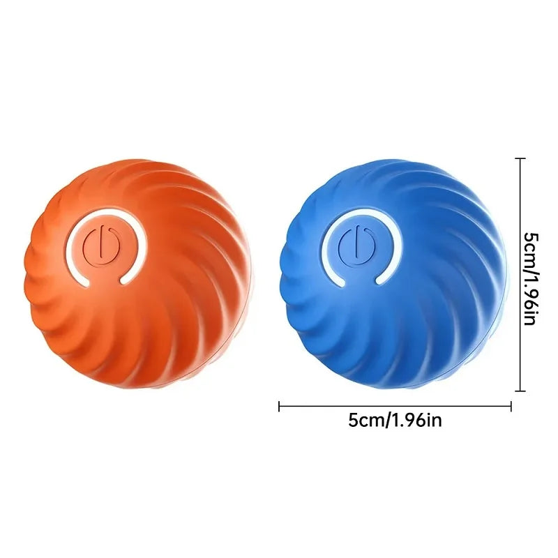 Bola de brinquedo para cachorro, bola automática de movimento e rolamento, USB, brinquedo interativo inteligente para cachorro, bola de mastigar