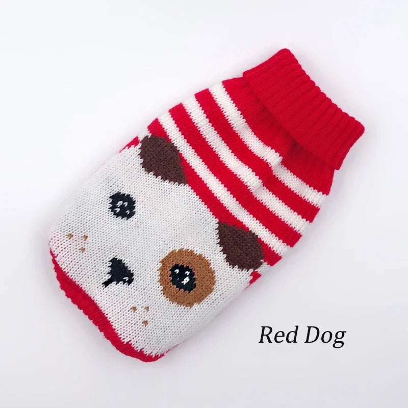 Suéter de Natal para Cachorro e Gato, Pulôver, Roupas de Inverno para Cachorros Pequenos, Chihuahua, Yorkies, Jaqueta para Filhotes, Roupas para Animais de Estimação, ubranka dla psa