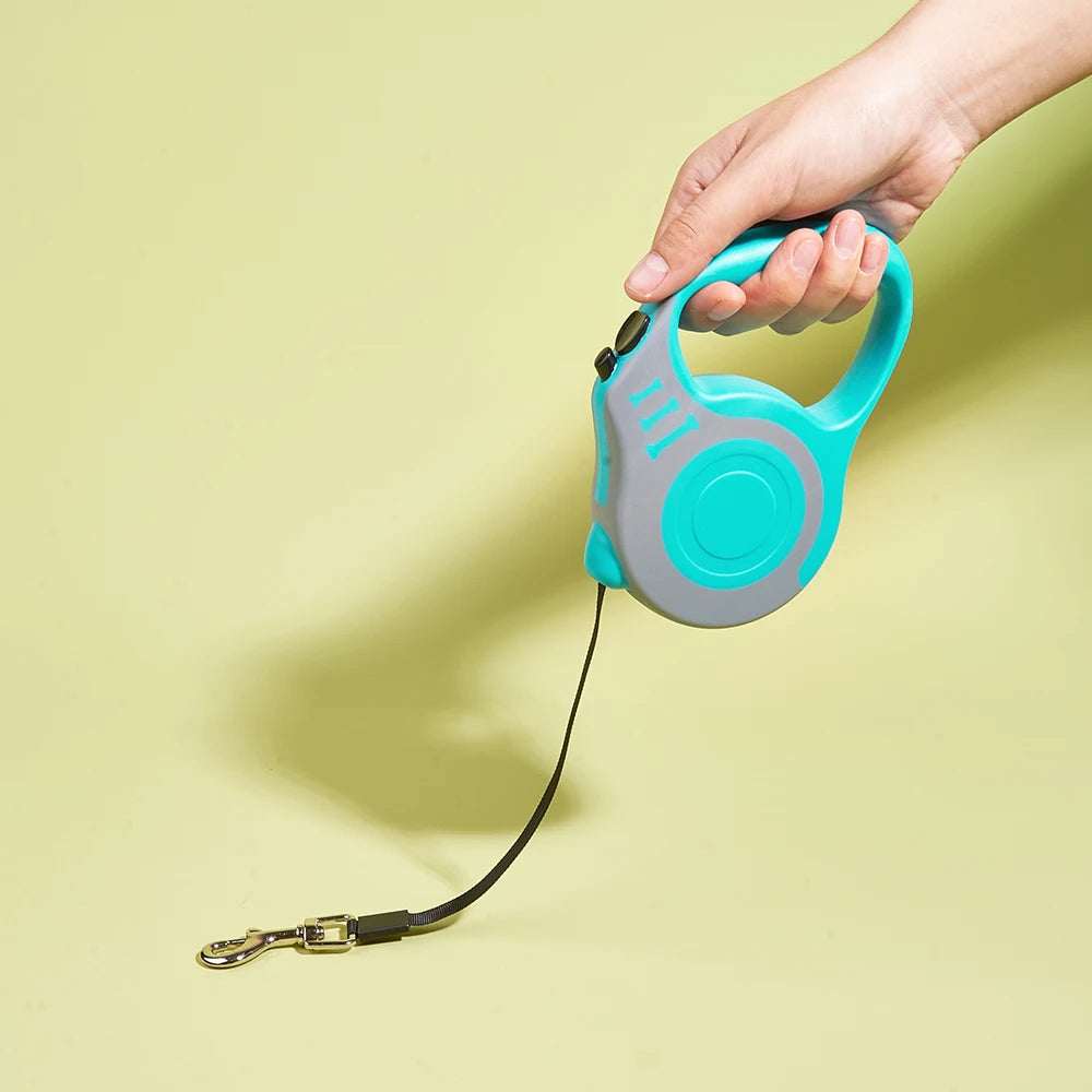 Coleira de nylon forte para cães de 3m e 5m, retrátil automática e durável para cães pequenos, médios e grandes, suprimentos para animais de estimação Yorkshire