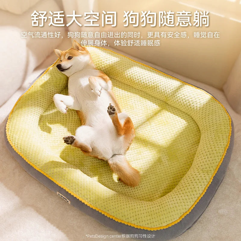 Very Soft Warm Dog Bed Pet Basket Cat House Sofa for Medium Large Dog Sofa Bed Cushion Dog Bed House Pet Supplies Accessories