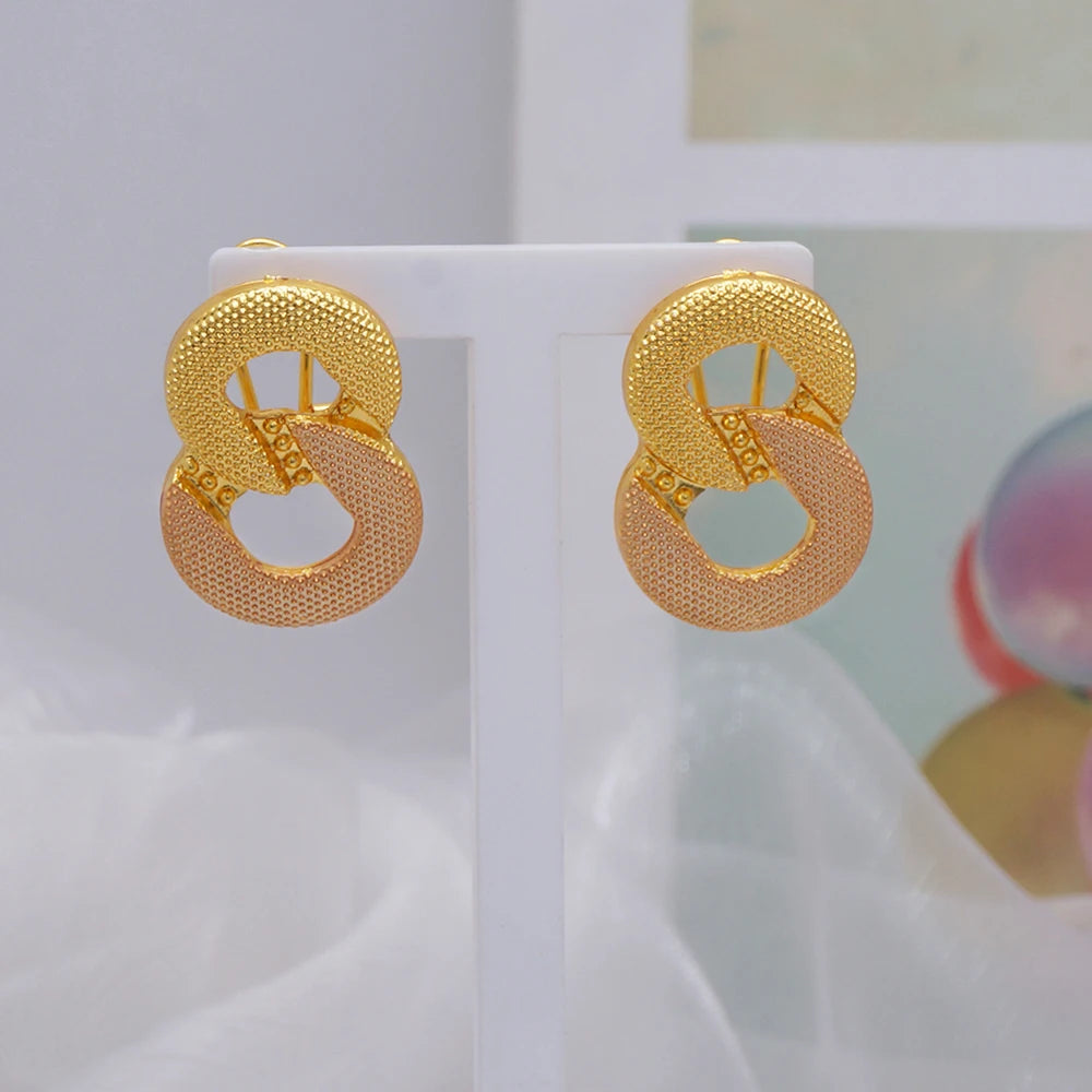 Conjuntos de joias finas 2023 para mulheres, presentes de casamento, colar, pulseira, brincos, anel, joias com contas africanas