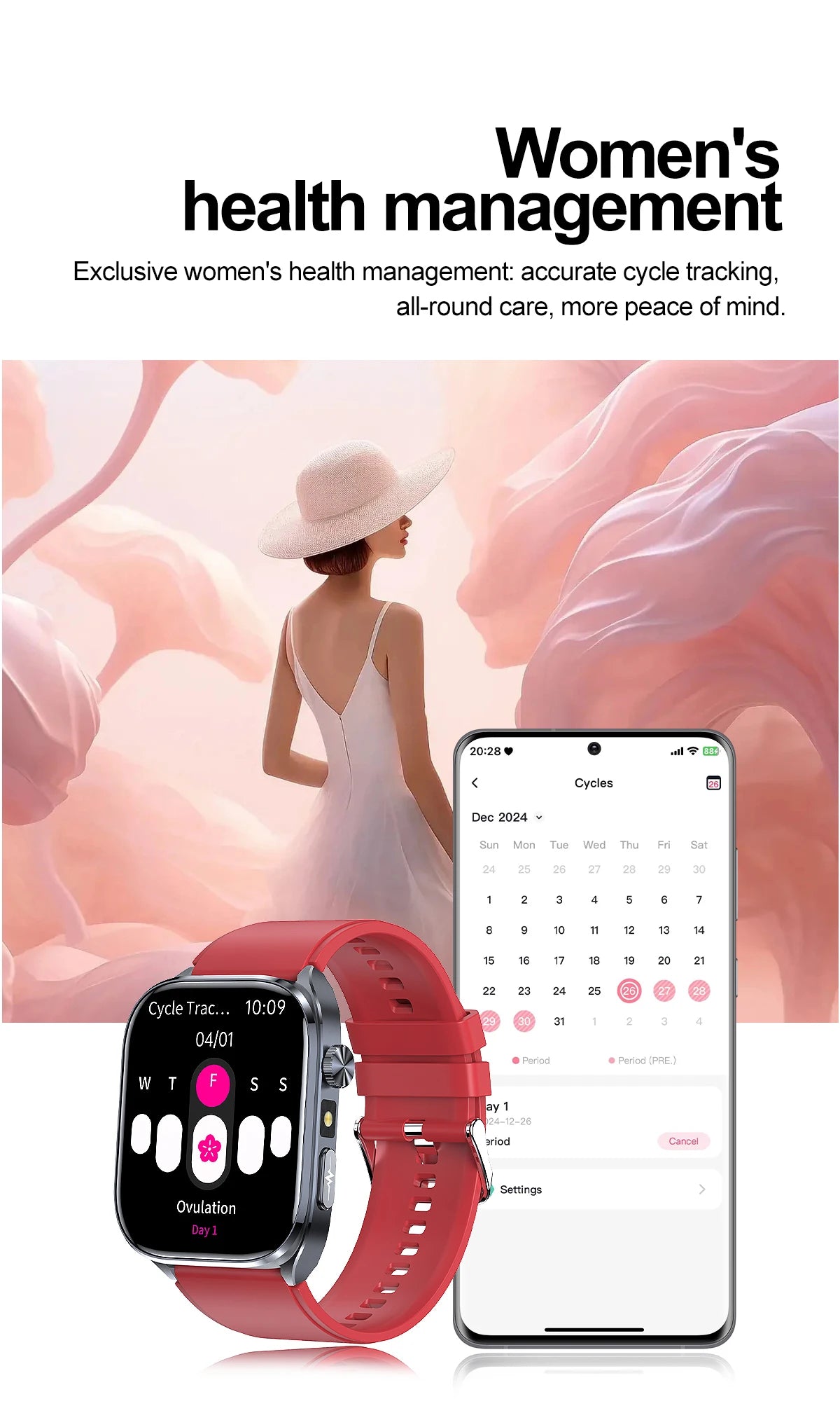 Novo relógio inteligente masculino 2025, pressão arterial, saúde, oxigênio no sangue, ácido úrico, lipídios, rastreador de fitness, relógios Bluetooth, chamada, ECG, smartwatch