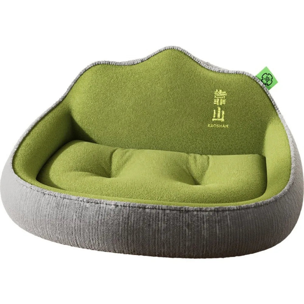 Washable Big Dog Sofa Bed Soft Neck Protection Pet Mattress Pillow Non-slip Design Four Seasons Pet Sleeping Nest