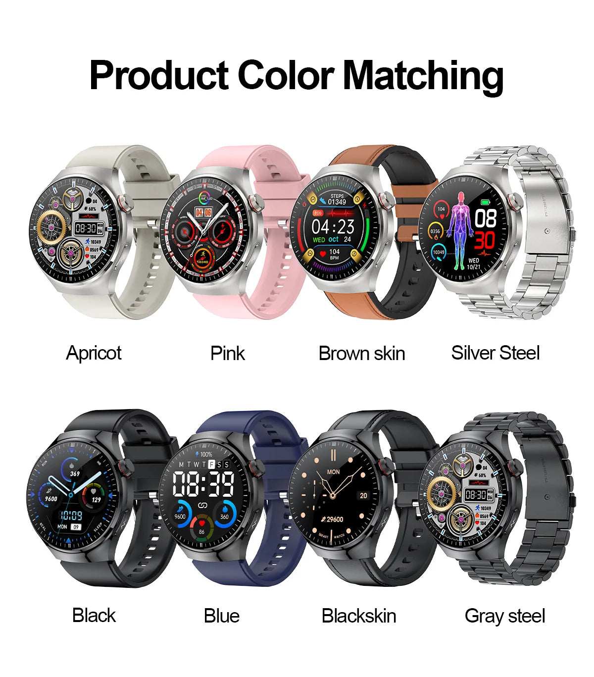 2025 para HUAWEI Precise ECG + PPG Ácido Úrico HD Smart Watch Masculino Lipídios no Sangue Frequência Cardíaca Pressão Arterial Esporte Chamada Saúde Smartwatch