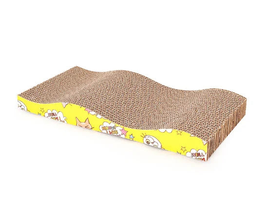 Nova tigela arranhador para gatos, garra de afiar, papelão ondulado, resistente a arranhões, brinquedo para gatos, almofada para sofá e cama
