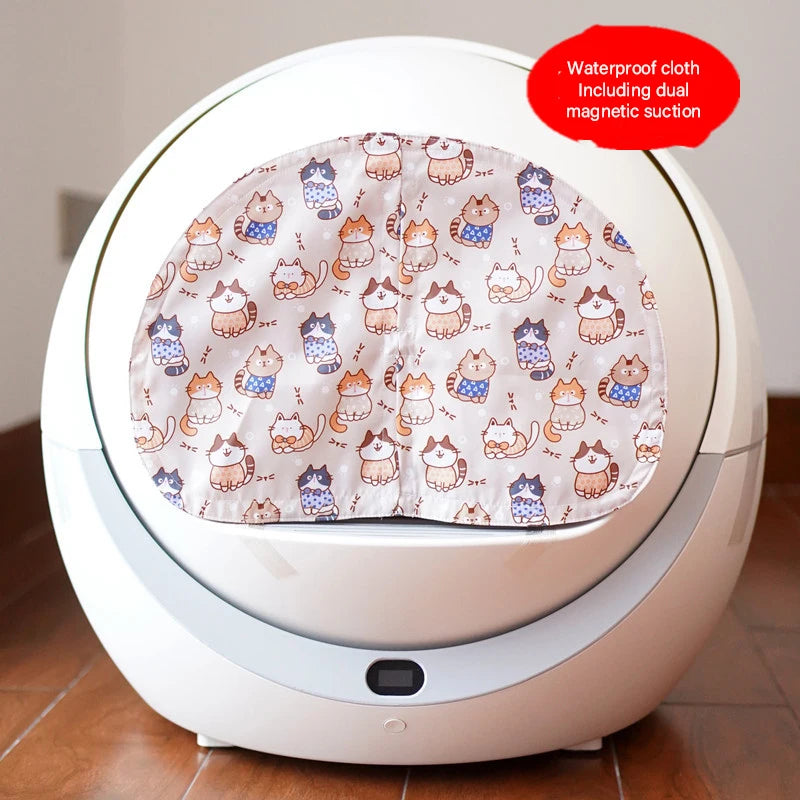 Cortina para porta de bacia de gato à prova de odores e poeira, combinando com a primeira caixa de areia automática para gatos Petree, apenas CORTINA