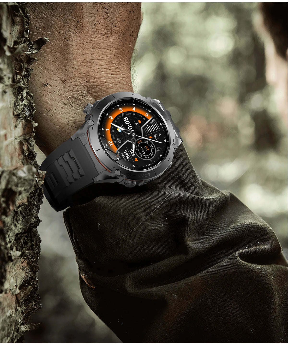 Novo relógio inteligente Xiaomi IOS Ultra GPS 2025, à prova d'água, 10ATM, com bússola GNSS de banda dupla integrada, esportivo militar, masculino, pulseira de natação