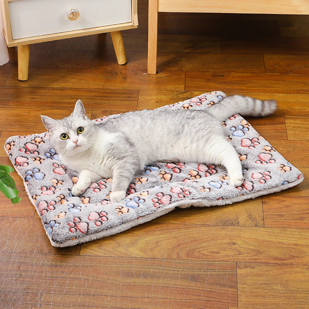 Cama para cães de estimação, quente para todas as estações, grossa, almofada para ninho de gato, sofá macio para cães de estimação, cama elástica para gatos, acessórios para cães de médio porte