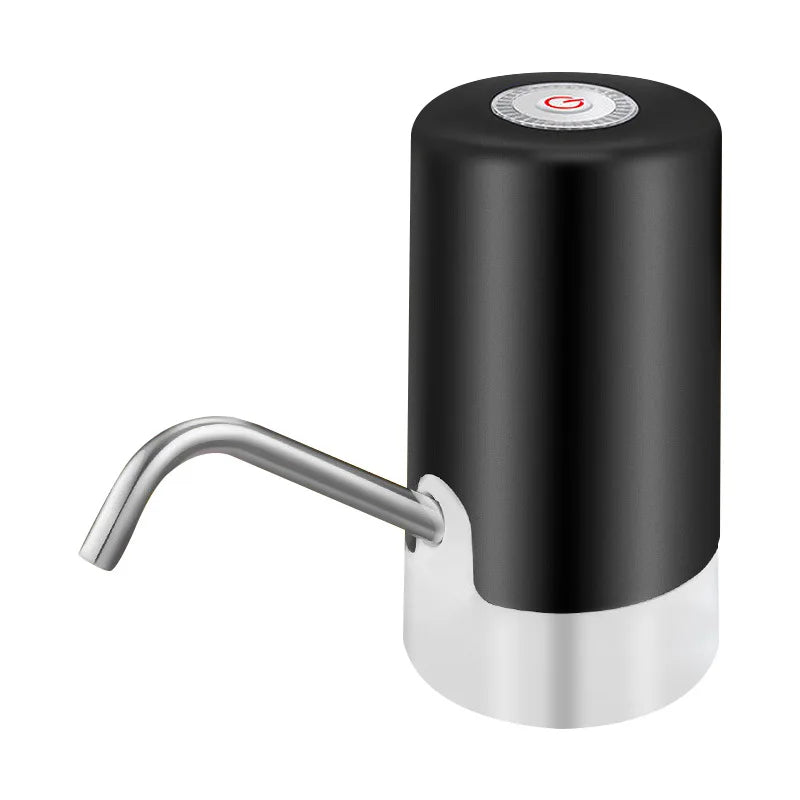Dispositivo elétrico de bombeamento automático de água com luz LED azul, recarregável, portátil, sem fio, com carregamento USB