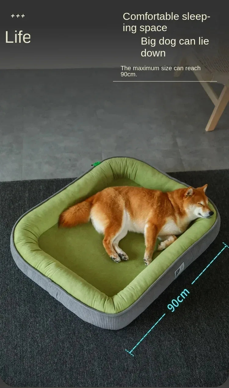 Pet Dog Bed Sofa Cat Warm Soft and Comfortable Sleeping Bed with Non-slip Design Portable Detachable Washable Pet Dog Bed Sofa