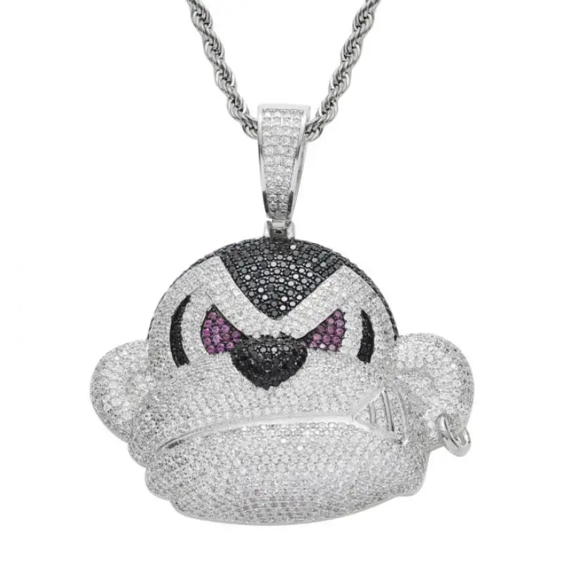 Pingente de alfabeto XO com zircônia incrustada em metal, tendência, personalidade, masculino, feminino, glamour de rua, moda hip hop, colar, joias, presentes