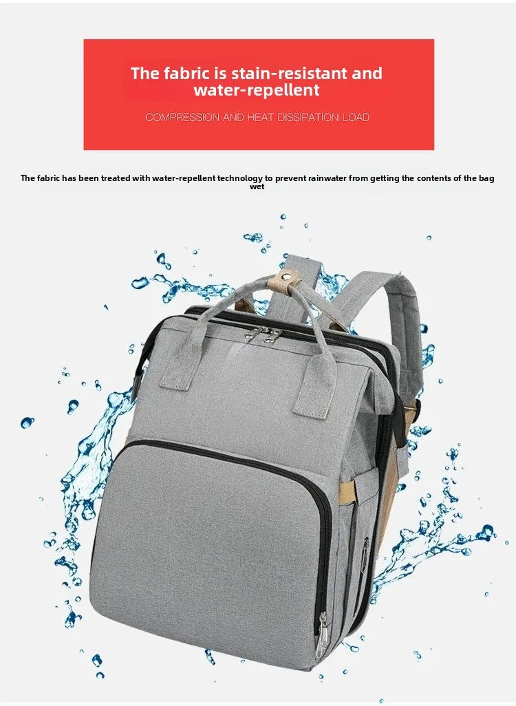 A nova cama dobrável tipo mochila de 2025 é uma cama portátil para bebês, ideal para viagens e passeios, além de ser uma cama tipo mochila resistente à pressão.