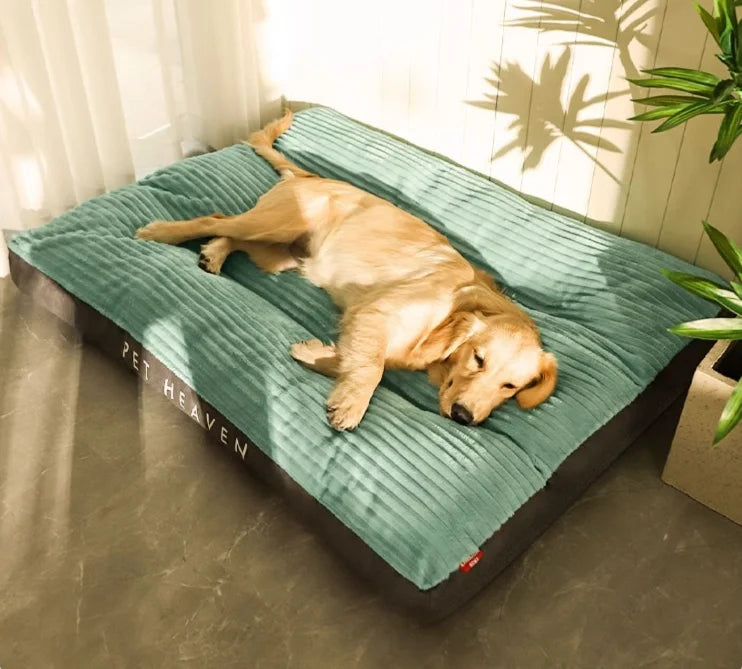 Soft Pet Dog Bed Winter Warm Dog Sleeping Mat Corduroy Pet Mat for Cats Dogs Fluff Sleeping Removable Pet Beds Pet Supplies