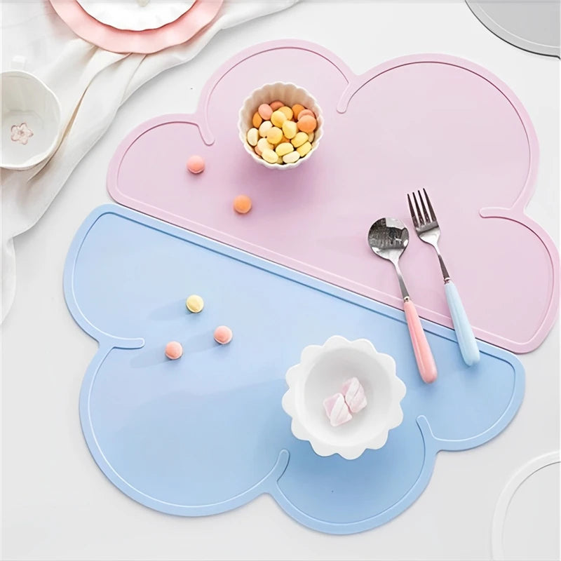 Pet Feeding Mat for Cats and Dogs with Nonspill Nonslip Waterproof Leakage Food Easy to Clean Silicone Placemats