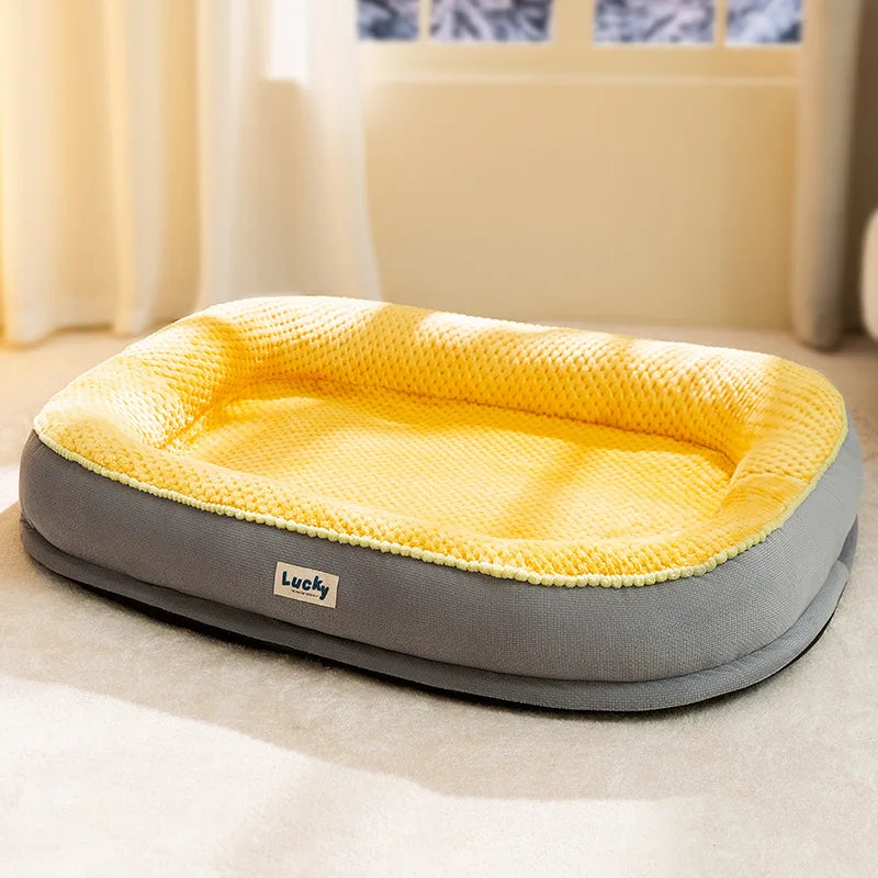 Very Soft Warm Dog Bed Pet Basket Cat House Sofa for Medium Large Dog Sofa Bed Cushion Dog Bed House Pet Supplies Accessories