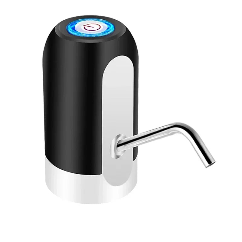 Bomba de água recarregável USB para garrafa de água de 5 galões, dispensador de água elétrico portátil para acampamento, reutilizável