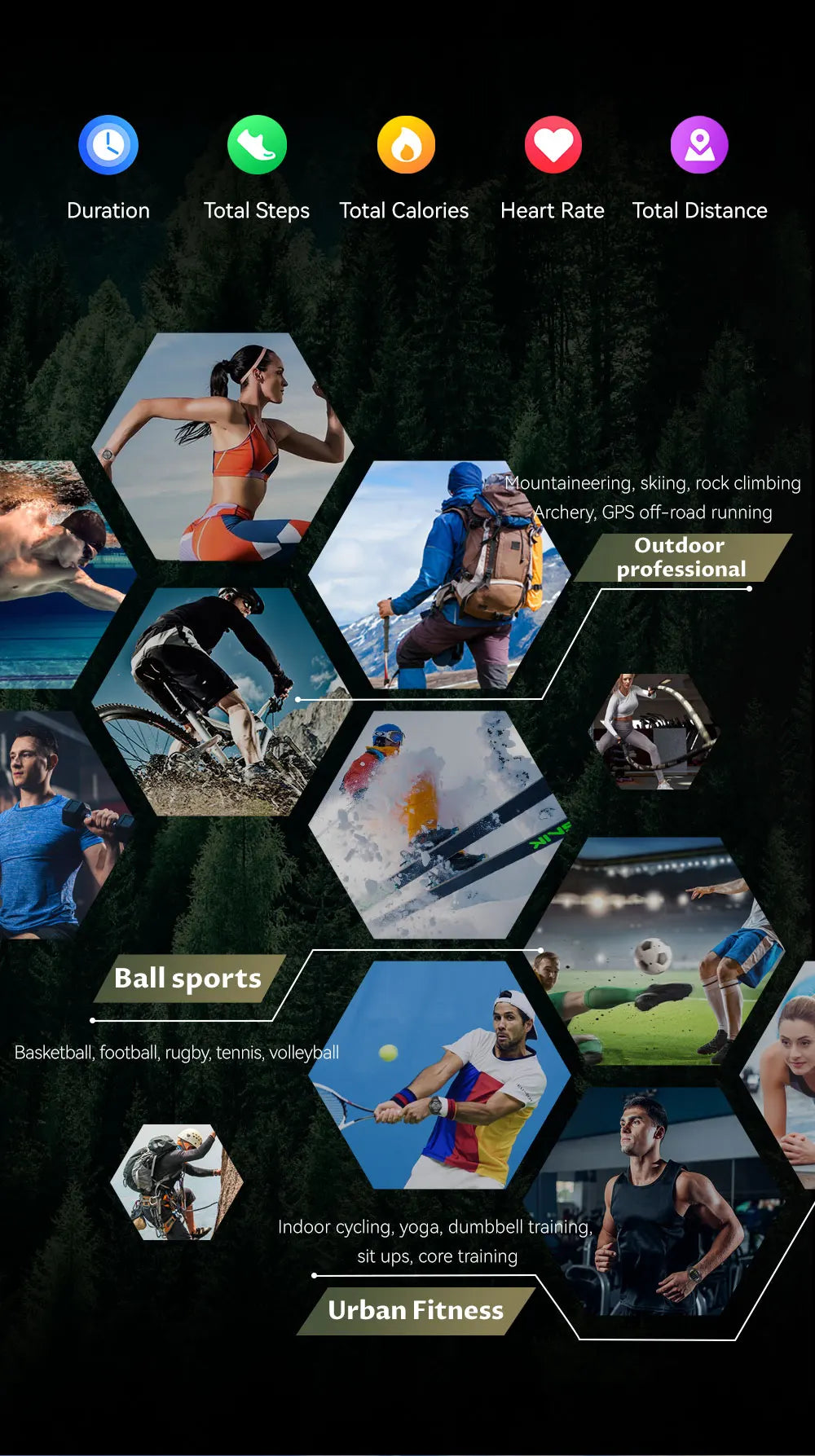 Novo relógio inteligente esportivo Xiaomi com GPS, à prova d'água, rastreador fitness, chamada Bluetooth, bateria de 650 mAh, pulseira feminina, 2025