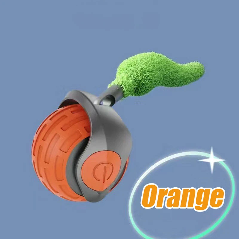 Brinquedos inteligentes interativos para gatos, bola elétrica com rolamento automático para gatos, gatinhos, animais de estimação, treinamento automático, brinquedo recarregável por USB