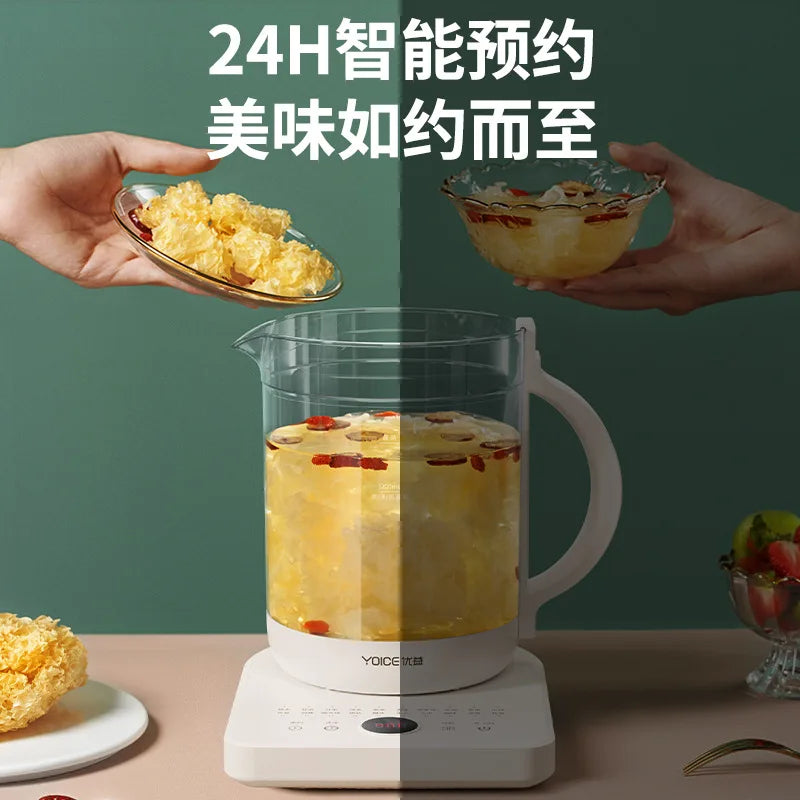 1L Multifuncional Máquina de Chá de Ervas Chaleira Elétrica Home Stewing Cooking Flower Medicine Pot Fervente Atacado