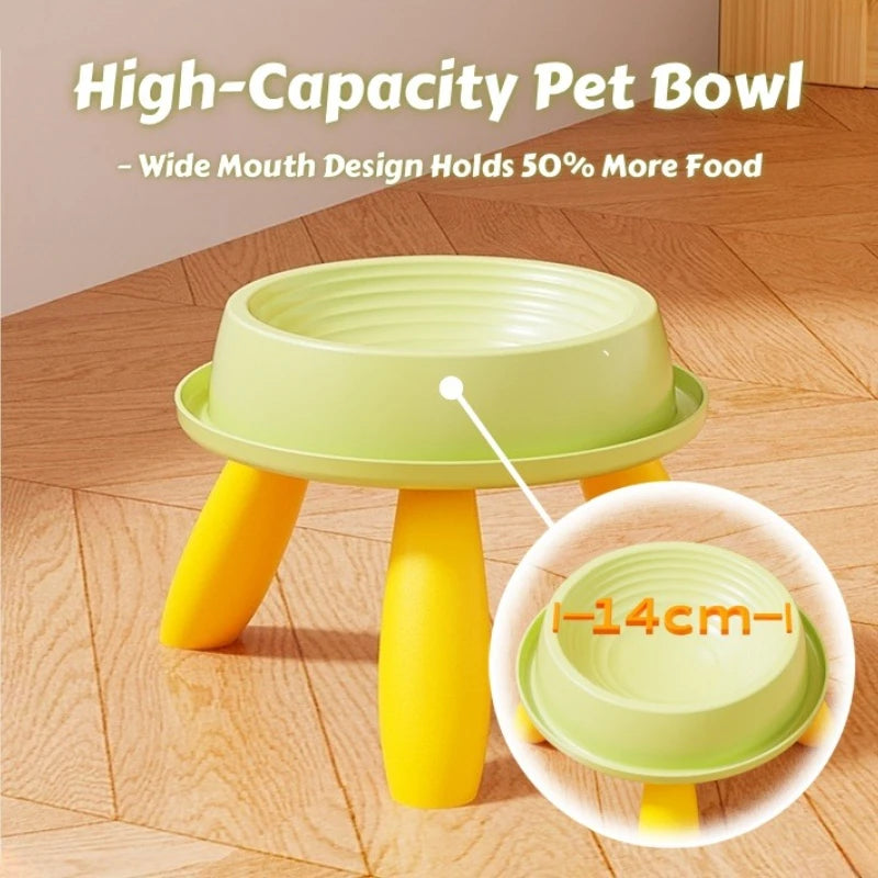 Joint Care Raised Pet Feeder – Anti-Slip Ergonomic Bowl with Weighted Base & Spill-Proof Design for Cat/Dog food bowl