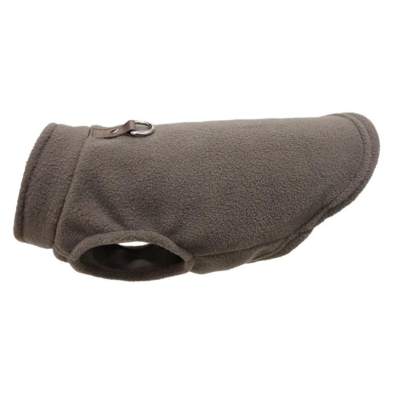 Roupas de inverno quentes de lã para cães, jaqueta macia para animais de estimação, colete com argola em D para filhotes pequenos, casaco para gatos, chihuahua, buldogue francês, fantasia de pug