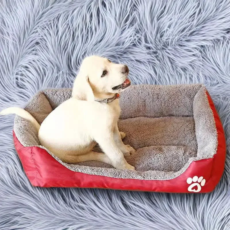 Tapete clássico para animais de estimação, moda canil para cães, cama, casa, respirável, algodão, macio, ninho de gato, cama quente para cães pequenos e médios