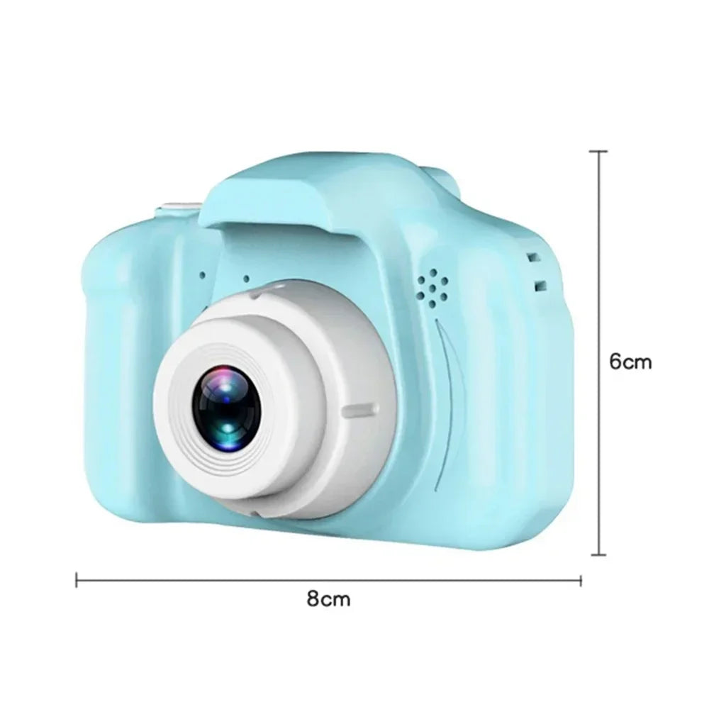 X2 Mini Câmera Digital Infantil Pode Tirar Fotos e Vídeos Linda Câmera Pequena Fotografia Presente de Aniversário para Crianças Brinquedos para Crianças