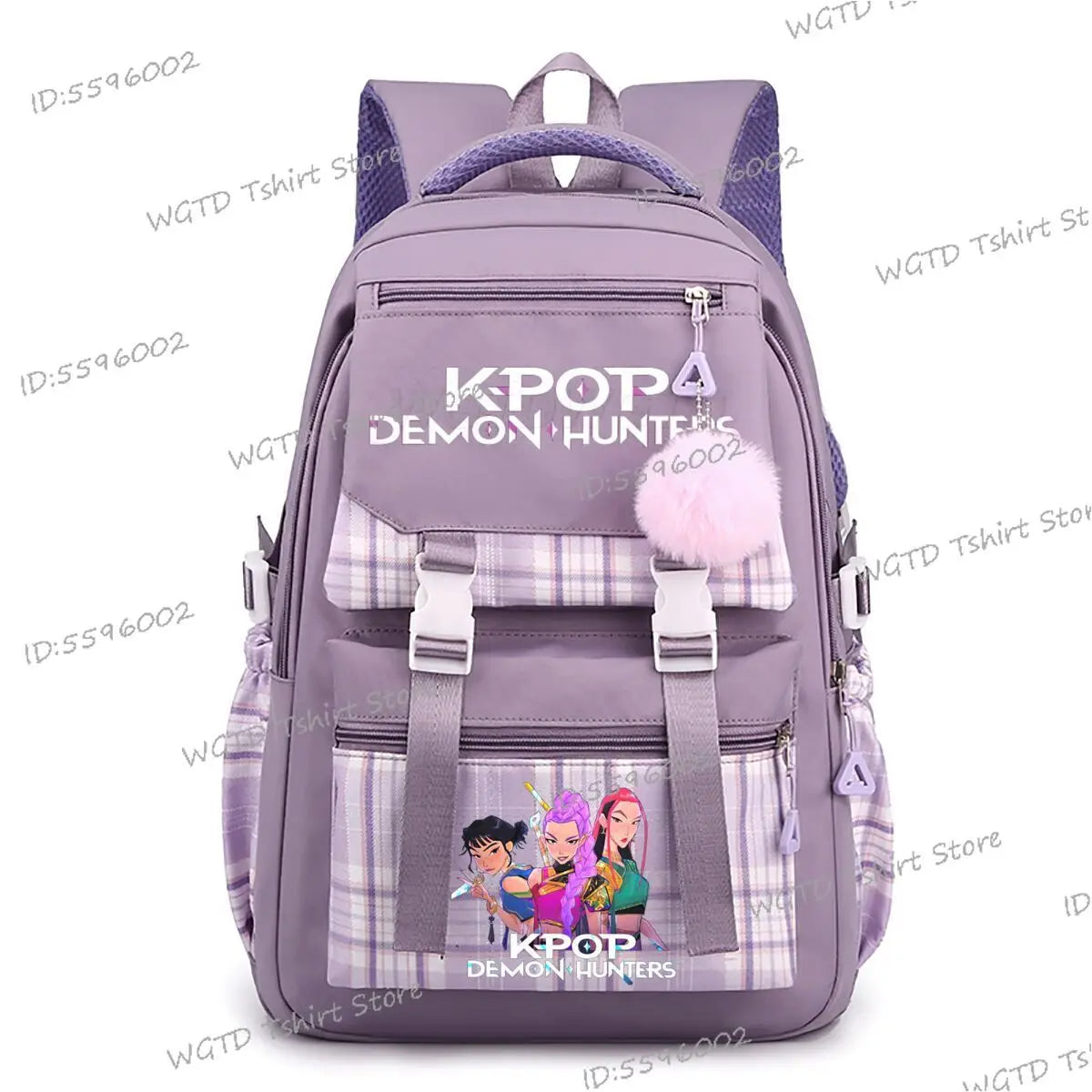 Mochila escolar infantil estampada do filme 2025 KPop Demon Hunters multifuncional mochila para estudantes e meninas nova moda mochila escolar
