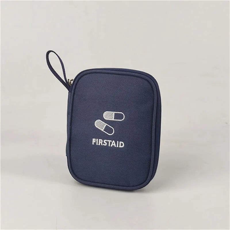 Kit de primeiros socorros para a família, 1 peça, portátil, para viagem, para uso externo, bolsa de armazenamento de medicamentos em camadas, grande capacidade, para uso doméstico
