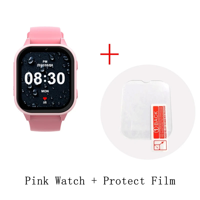 Relógio inteligente infantil Wonlex 4G SOS GPS WiFi Relógio de pulso Whatsapp KT19Pro Android 8.1 com câmera de chamada de vídeo Monitor Smartwatch infantil
